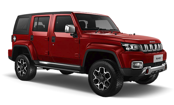 Купить BAIC BJ40 Красный металлик Купить BAIC BJ40 в Новосибирске Летный микрорайон 12 – Автосалон Сибирский Автопарк