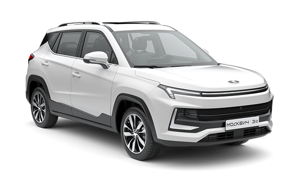Купить Moskvich 3e Белый Купить Moskvich 3e в Новосибирске Летный микрорайон 12 – Автосалон Сибирский Автопарк