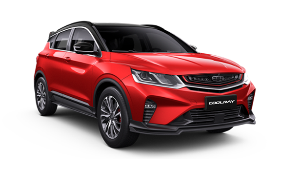 Купить Geely Coolray Красный Купить Geely Coolray в Новосибирске Летный микрорайон 12 – Автосалон Сибирский Автопарк